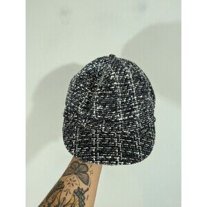 David and Young Womens Academia Preppy College Y2K Tweed Taxi Style Hat Clueless